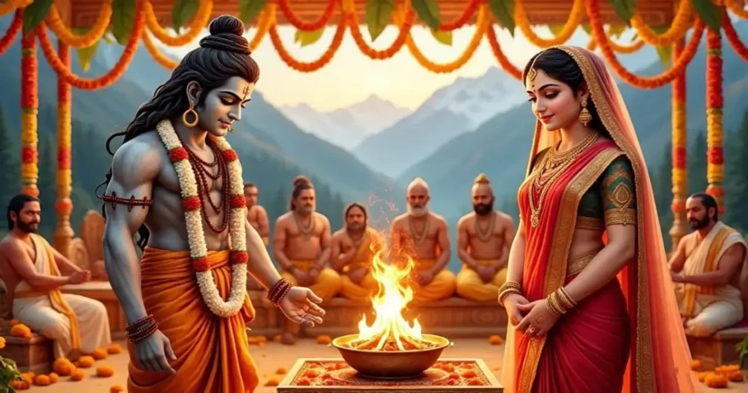 Marriage of Shiva and Parvati