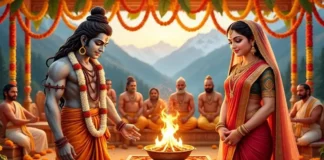 Marriage of Shiva and Parvati