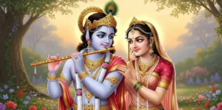 Radha-Krishna's union - union of the soul with the divine